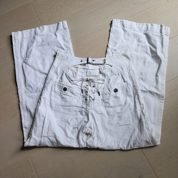 L.A.M.B. Open Back Lace Up Sailor Pants - Picture 4 of 12